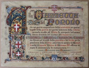 Pergamena, Immagine prima dell'intervento, Collezione Museo Nazionale del Risorgimento, Torino
